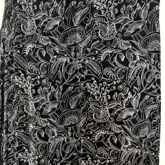 River Floral Pattern Midi Dress  Size S Laganlook Boho Hippie - Picture 5 of 10